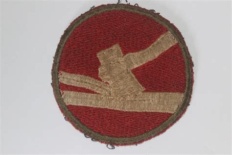 Original Ww2 Us Army 84th Infantry Division Cloth Shoulder Patch Used