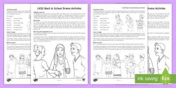 Drama Resources Online Back To School Drama Ideas For Lks2