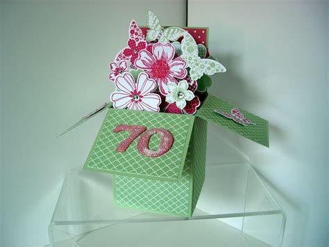 Will my birthday gift get delivered safely? 70th birthday card in a box using Flower Shop with co ...