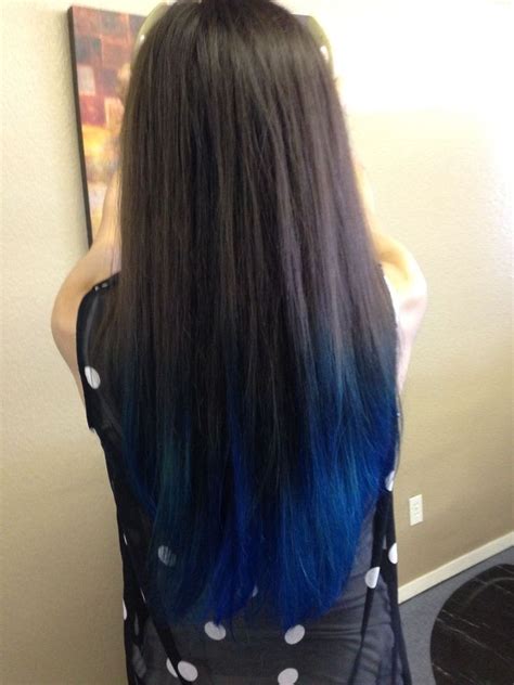 20 Ombre Blue Colors Hairstyles Ideas Hair Styles Blue Ombre Hair