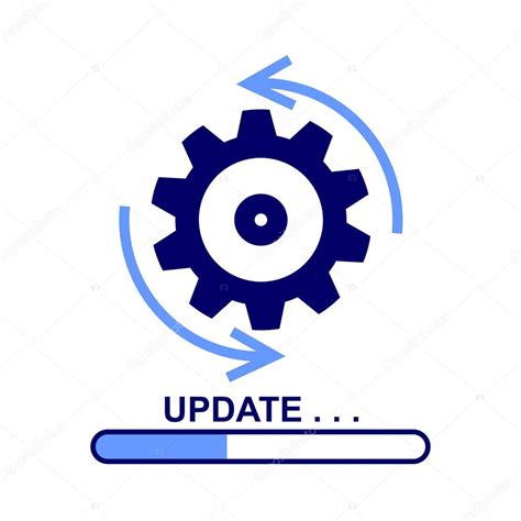 Update Software Icon Vector Graphic Illustration — Stock Vector