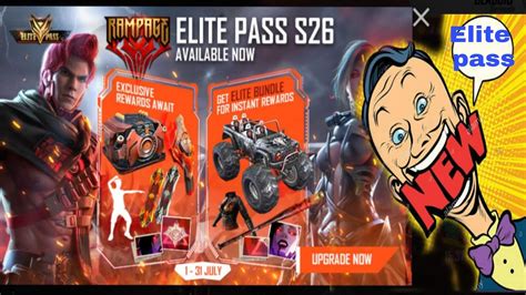 Good luck to all of you for the rest of season 25! FREE FIRE 26 Elite PASS FULL Review details? - YouTube