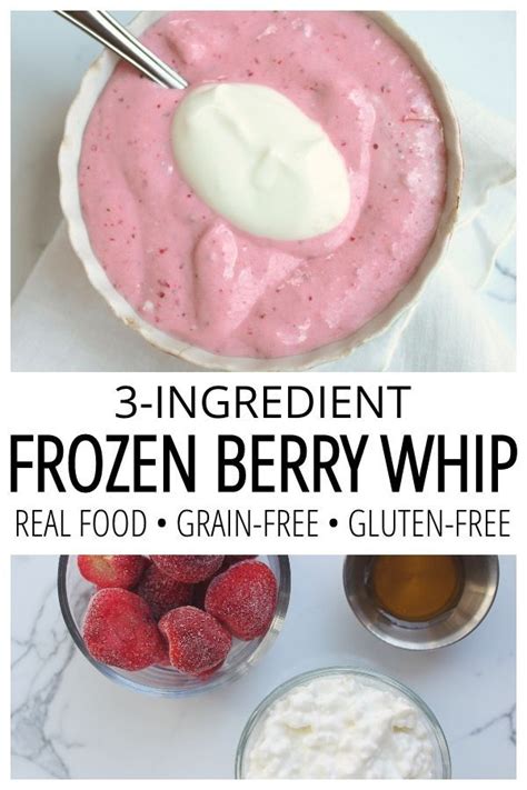 Five desserts to make for a diabetic. 3-Ingredient Berry Whip | Recipe | Real food recipes, Healthy desserts, Low carb recipes dessert