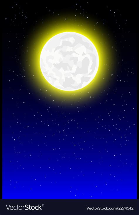 Night Background With Moonlight Royalty Free Vector Image