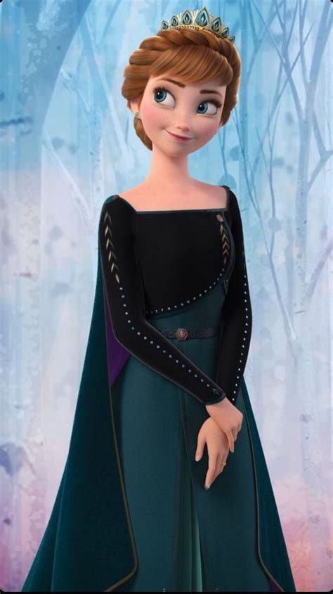 anna the queen of arendelle from frozen 2 disney princess pictures anna disney disney