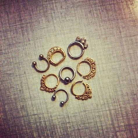 Septum Ring Piercing Bull Piercing My Personal Collection I Need To