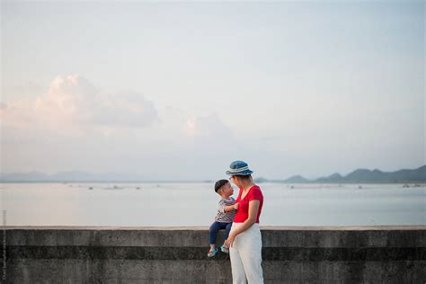 Asian Mom And Her Son By Stocksy Contributor Chalit Saphaphak Stocksy