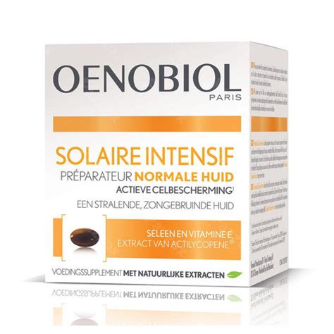 Oenobiol Solaire Intensif Peau Normale 30 Caps Pazzox