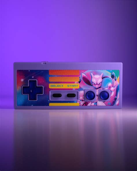 Artist Series Bluetooth Wireless Nes Controller Mewtwo Jackies Gaming