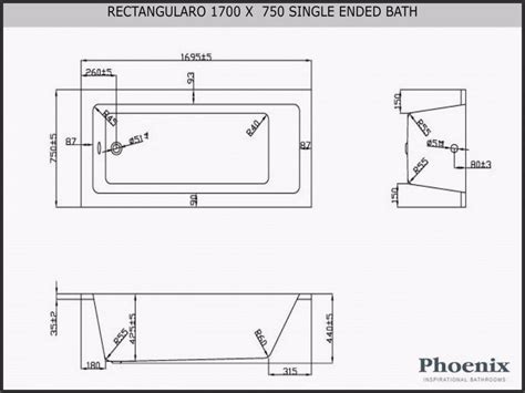 The bathtub dimensions for a standard tub mean that it's going to be less expensive to install. New Standard Bathtub Dimensions