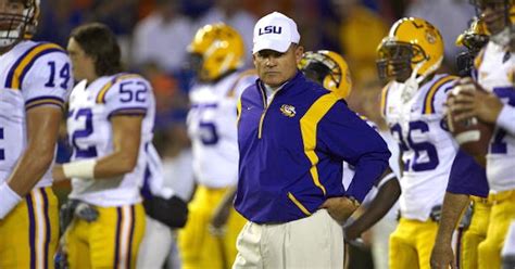 What Lsu S Vacated Wins Means For Les Miles College Football Hall Of Fame Hopes On