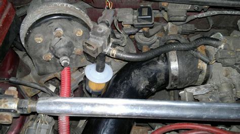 100 micron racing universal aluminum fuel filter with an6 an8 an10 fittings bk (fits: anyone have a picture of how there evap canister is set up ...