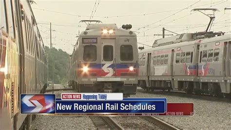 Septa Begins New Regional Rail Schedules 6abc Philadelphia