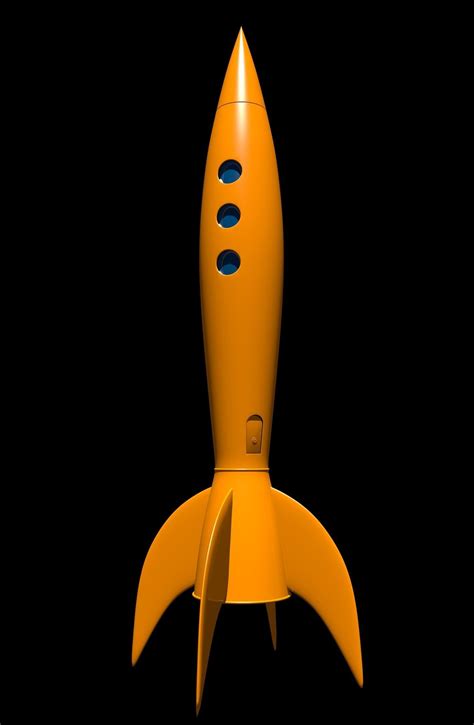 Rocket 3d Model Cgtrader