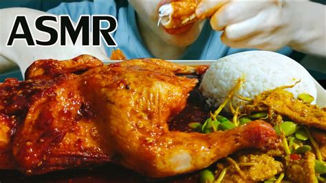 Asmr Whole Rotisserie Chicken And Spicy Beef Curry Mukbang No Talking