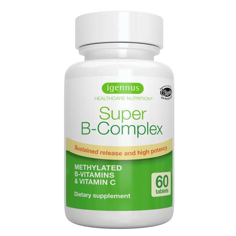 Buy Super B Complex Methylated Sustained Release B Complex And C Folate And Methylcobalamin
