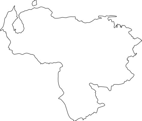 Mapa De Venezuela Vector At Collection Of Mapa De
