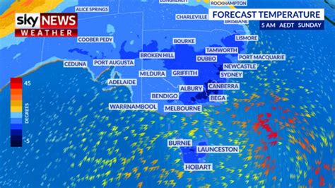 Melbourne Sydney Weather ‘cold Outbreak Forecast To Sink