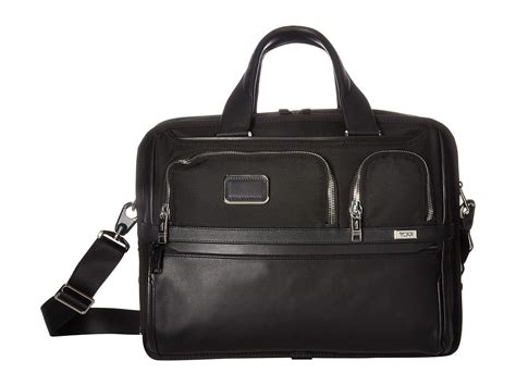 Tumi Synthetic Alpha 3 Expandable Organizer Laptop Brief In Black Lyst