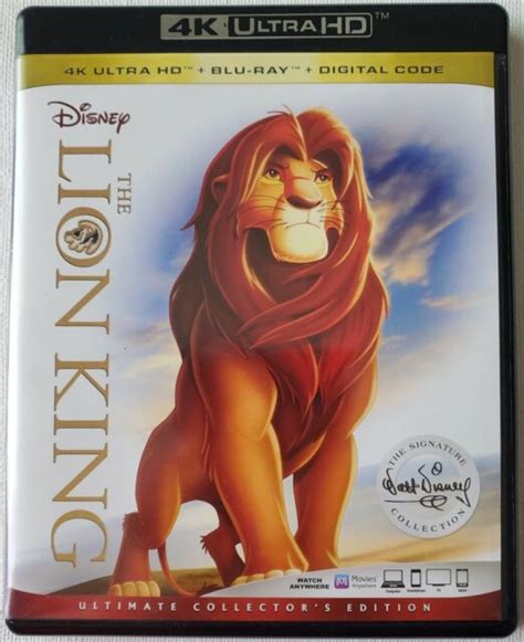 Disney The Lion King K Ultra Hd Blu Ray Disc Set Free Worldwide Shipping Ebay
