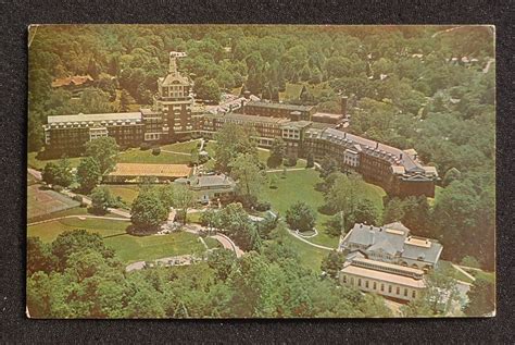 1963 aerial view of the homestead hot springs va bath co postcard virginia ebay