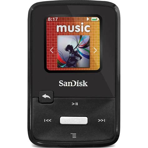 Sandisk Sansa Clip Zip Mp3 Player 4gb Black Sdmx22 004g A57k