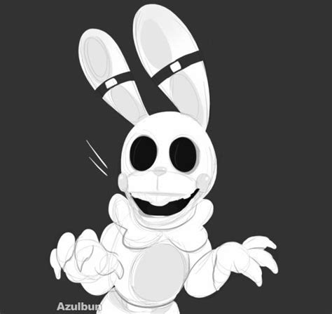 A Cartoon Bunny With Two Bowling Pins Sticking Out Of Its Ears And Eyes