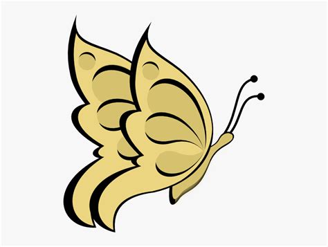 Golden Butterfly Clipart Butterfly Clip Art Free Transparent