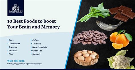 10 Best Foods To Boost Your Brain And Memory Cit Cambridge Institute Of Technology Cambrian