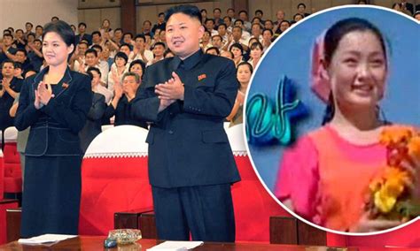 [b ] kim jong un s mystery woman revealed dictator s companion is married pop star whom his