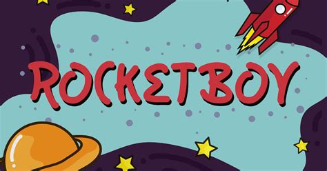 Rocketboy Fun Children Typeface Fonts Envato Elements