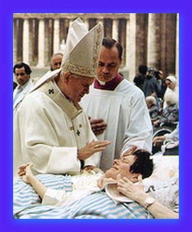 Te consagramos también nuestra vida, nuestros trabajos, nuestras alegrías, nuestras enfermedades y. Oración del enfermo por San Juan Pablo II | San juan, San ...
