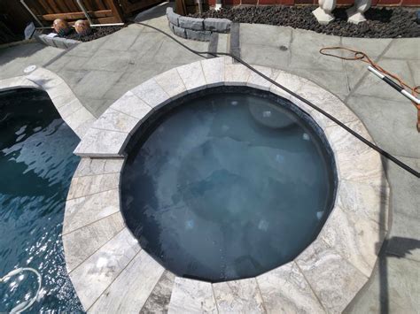 Midnight Sparkle Quartz Flynn Plano Tx Blue Escapes Pool And Spa 4