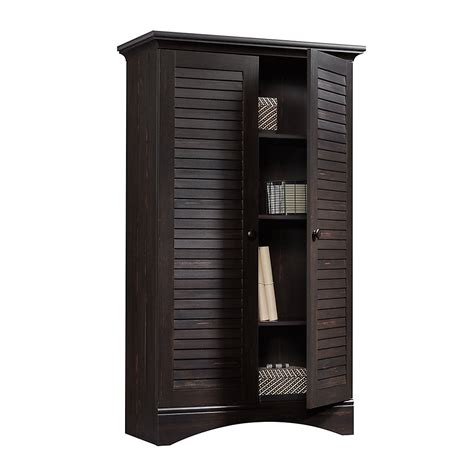 Sauder Woodworking Company Harbor View Storage Cabinet In Antiqued
