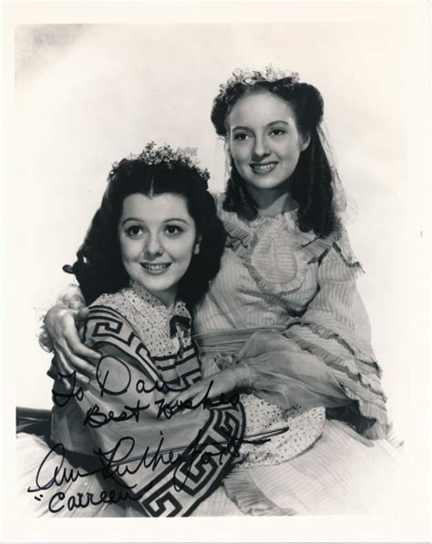 Ann Rutherford Gone With The Wind Autographed Photograph
