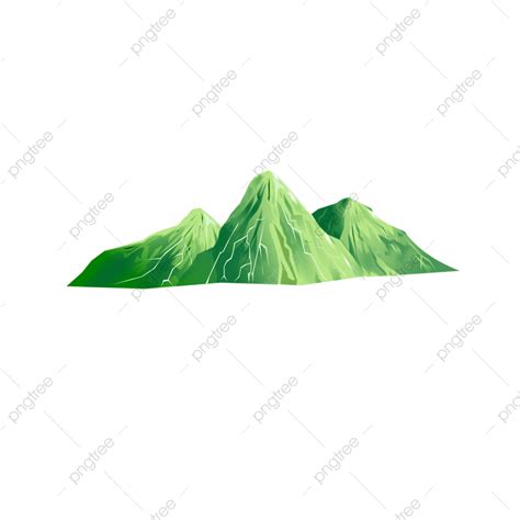 Green Mountain Vector Hd Png Images Green Mountain Mountain Green