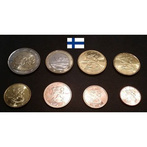 Série Deuro De Finlande Piece De Monnaie