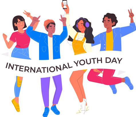 Youth Day International Happy Youth Day Png 2021 Free Download