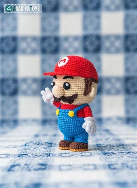 Crochet Pattern Of Mario From Super Mario Bros Amigurumi Tutorial