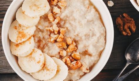 Avena S Per Cremosa Con Pl Tano Canela Y Miel No Lleva Leche De Ning N Tipo Cocinadelirante