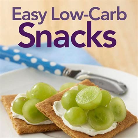 Low sodium or unsalted canned vegetables. Low carb snack recipes for diabetics
