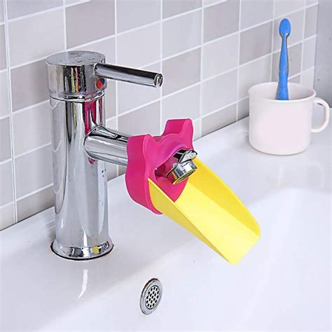 Kids Baby Hand Washing Device Home Bathroom Faucet Extender Cartoon