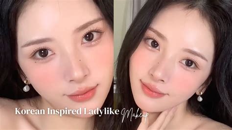 Korean Ladylike🍈 Honeydew Tone Makeup Elegant Archetype Low Visual