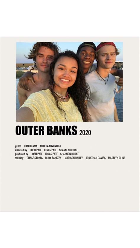 Pankow Sanger Minimalist Poster Outer Banks Action Adventure Jonas