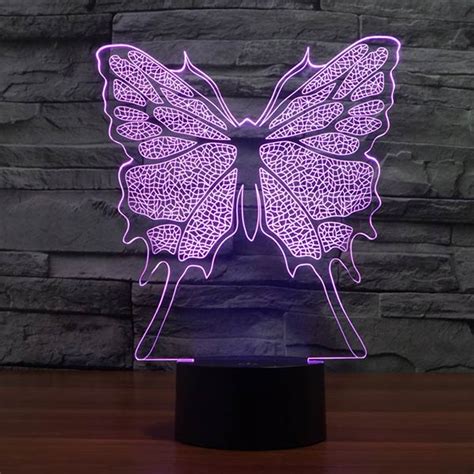 Butterfly 3d Led Lamp Ultimate Lamps 3d Led Lamps