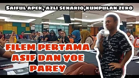 Asif dan syahmi terkejut diganggu peminat fanatik jangan rapat duduk jauh jauh. (RIUH) Meeting Filem Pertama Buat Asif Dan Yoe Parey - YouTube