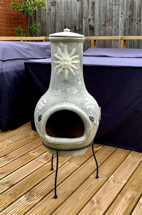 Clay Chiminea Large With Lid And Stand In Exeter Devon Gumtree