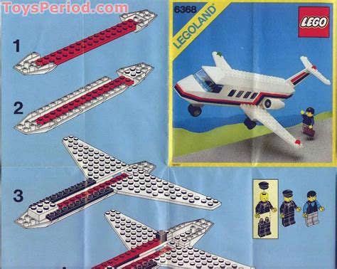 Lego 6368 Jet Airliner Set Parts Inventory And Instructions Lego