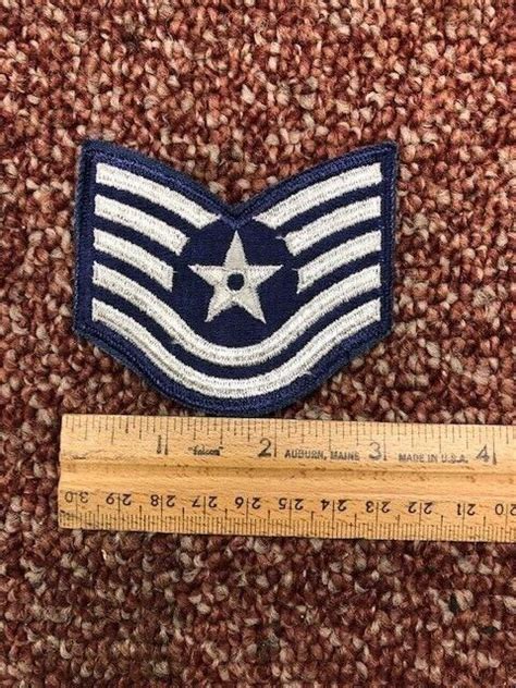 Us Air Force Technical Sergeant E6 Rank Patch Ebay