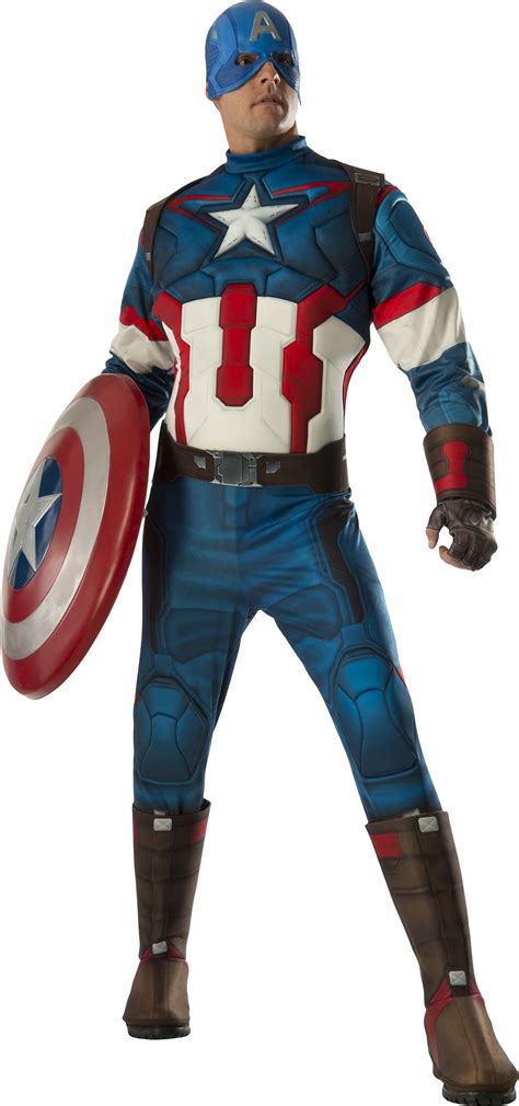 Adult Captain America Deluxe Costume 5199 The